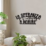 Wallity La Speranza 2 Accesorio decorativo de pared de metal Negro
